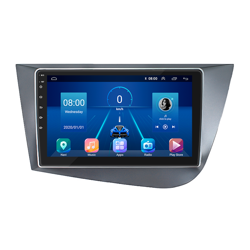 Штатная магнитола Lesko для SEAT Leon II 2005-2009 экран 9" 2/32Gb 4G Wi-Fi GPS Top