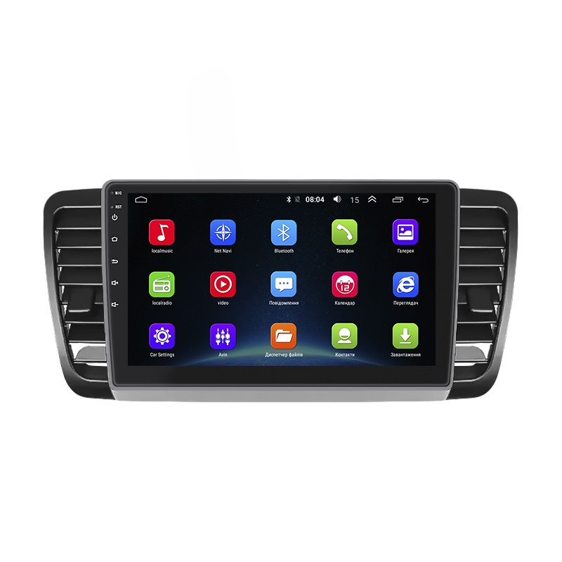 Штатная магнитола Lesko для Subaru Legacy IV 2003-2006 экран 9" 2/32Gb Wi-Fi GPS Base