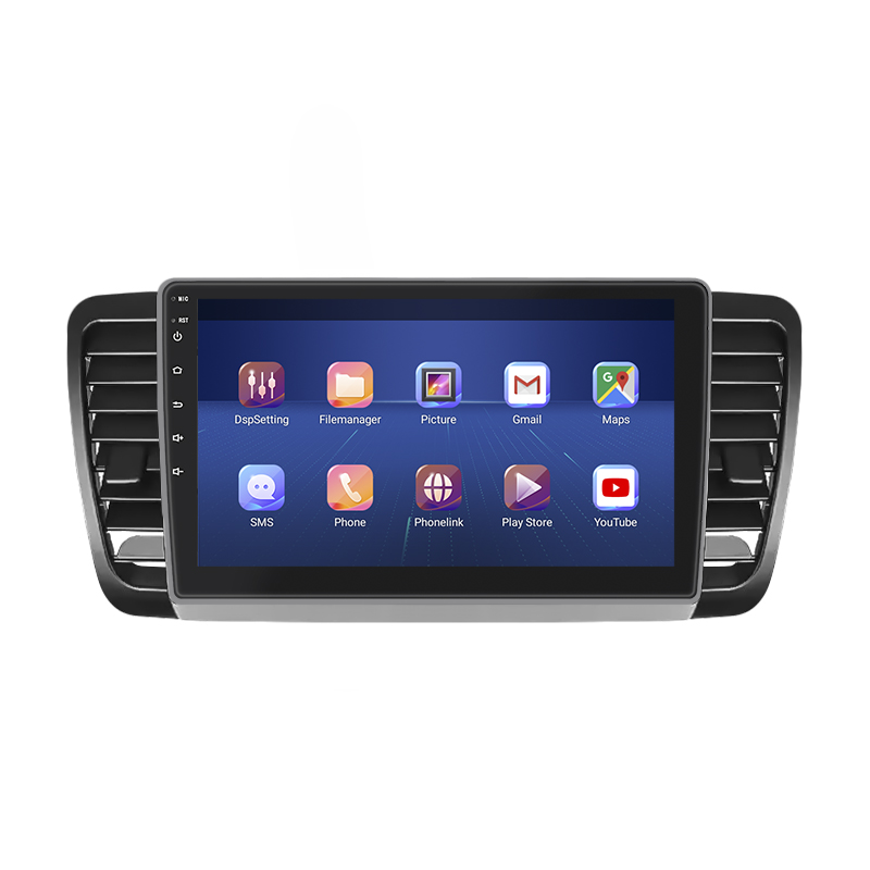 Штатная магнитола Lesko для Subaru Legacy IV 2003-2006 экран 9" 2/32Gb 4G Wi-Fi GPS Top