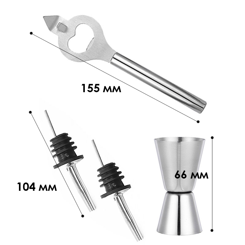 Набор для бара 9 предметов с подставкой Youchen МС-10
