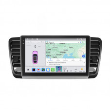 Штатная магнитола Lesko для Subaru Outback III Рестайлинг 2006-2009 экран 9" 4/64 QLED CarPlay 4G Wi-Fi GPS 360 Prime
