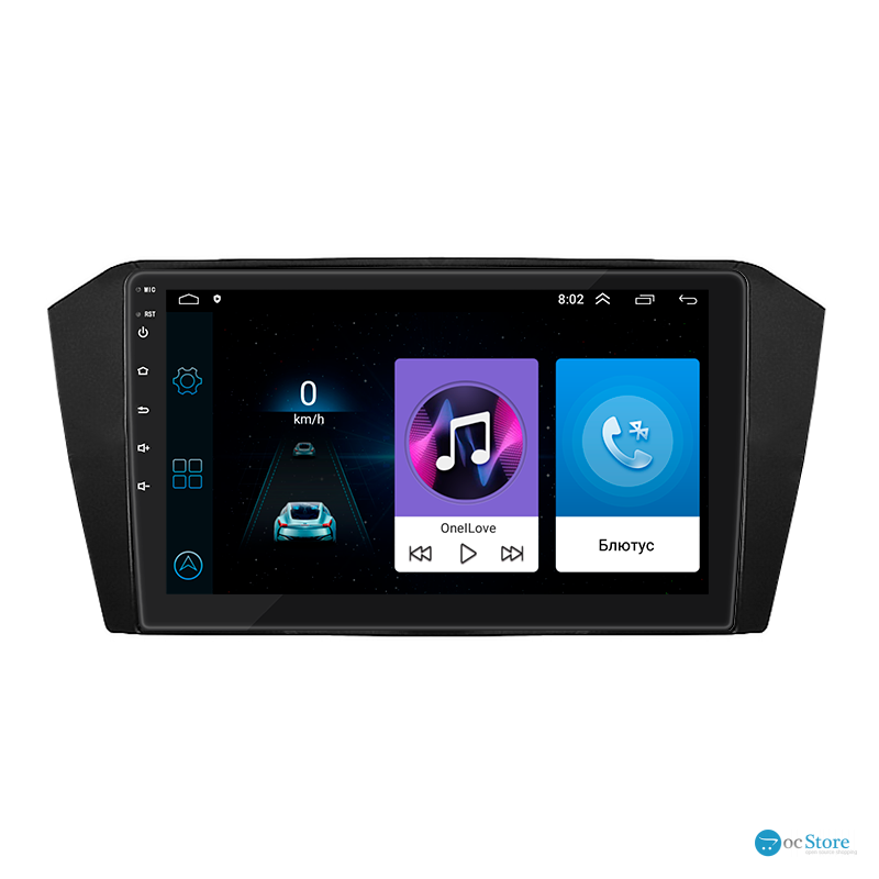 Штатная магнитола Lesko для Volkswagen Passat B8 Рестайлинг 2019-н.в. экран 10" 1/16Gb Wi-Fi GPS Base