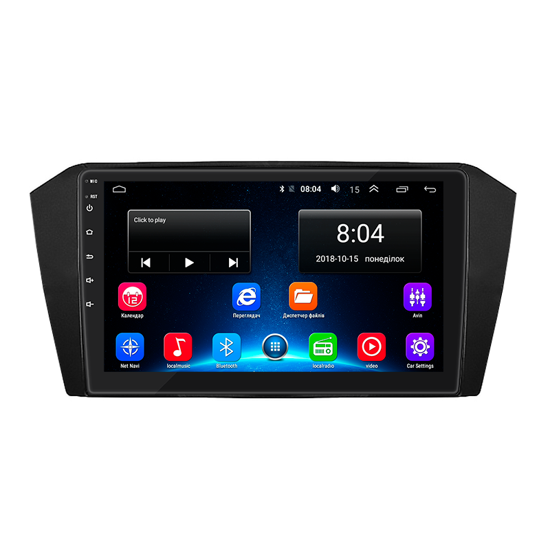 Штатная магнитола Lesko для Volkswagen Passat B8 Рестайлинг 2019-н.в. экран 10" 2/32Gb Wi-Fi GPS Base