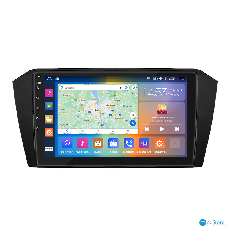 Штатная магнитола Lesko для Volkswagen Passat B8 Рестайлинг 2019-н.в. экран 10" 4/64Gb CarPlay 4G Wi-Fi GPS Prime