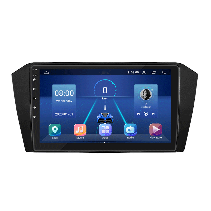 Штатная магнитола Lesko для Volkswagen Passat B8 Рестайлинг 2019-н.в. экран 10" 4/64Gb 4G Wi-Fi GPS Top