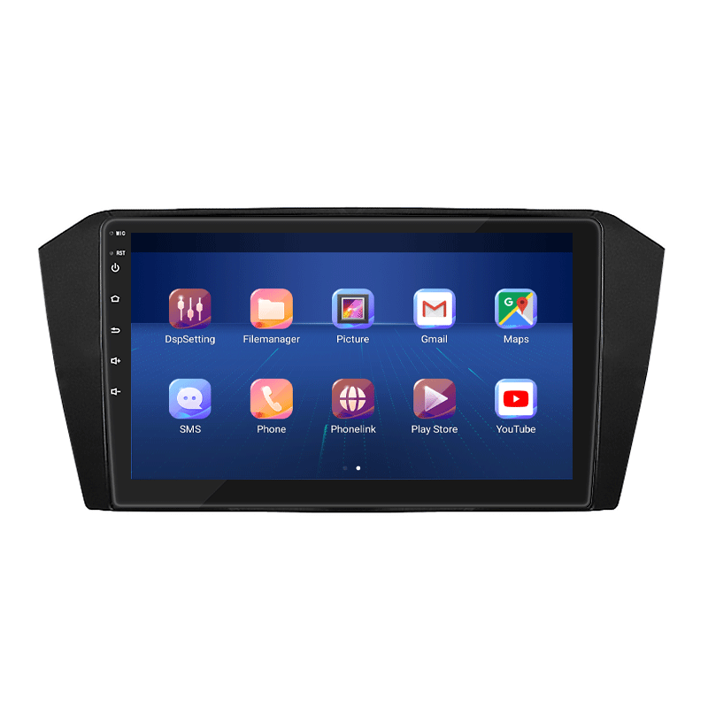 Штатная магнитола Lesko для Volkswagen Passat B8 Рестайлинг 2019-н.в. экран 10" 4/64Gb 4G Wi-Fi GPS Top