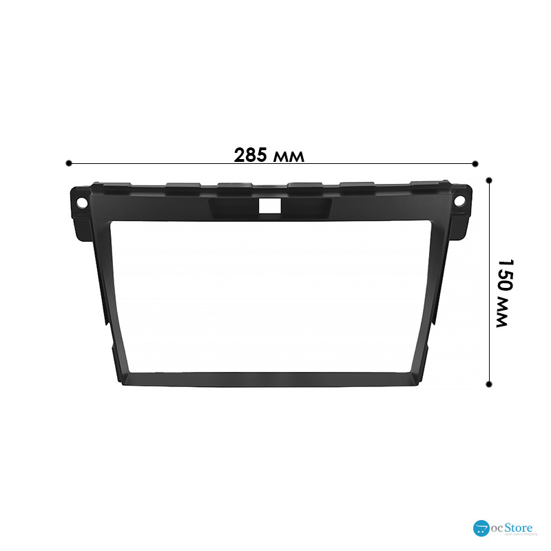 Переходная рамка Mazda CX-7 2006-2012 (MA 044N) 6749 9" Black