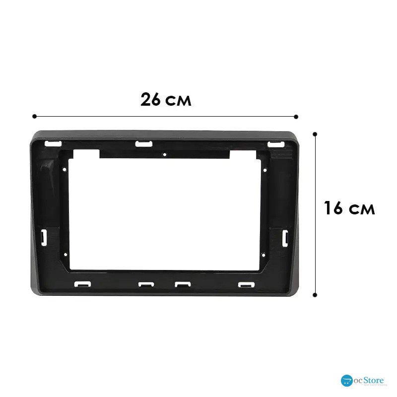 Переходная рамка Renault Master 2019+ Opel Movano 2019-2021 Nissan NV400 2020+ 10.1" (4622)