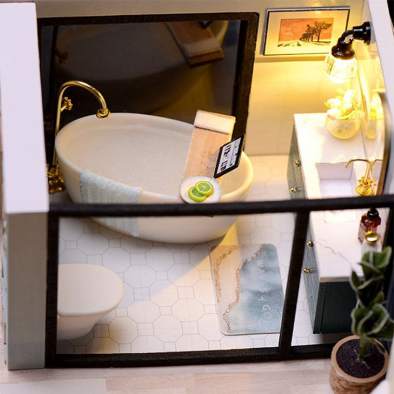 Кукольный дом конструктор DIY Cute Room L-032-B/C Вилла "Уютная жизнь"