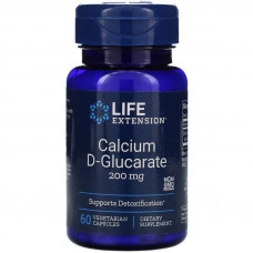 Кальцій D-глюкарат, Calcium D-Glucarate, Life Extension, 200 мг, 60 кап.