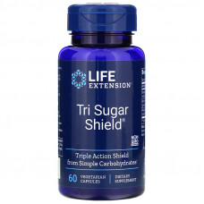 Зниження цукру в крові, Tri Sugar Shield, Life Extension, 60 капсул