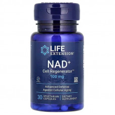 Нікотинамід рибозид, NAD+ Cell Regenerator, Life Extension, 100 мг, 30 вегетаріанських капсул