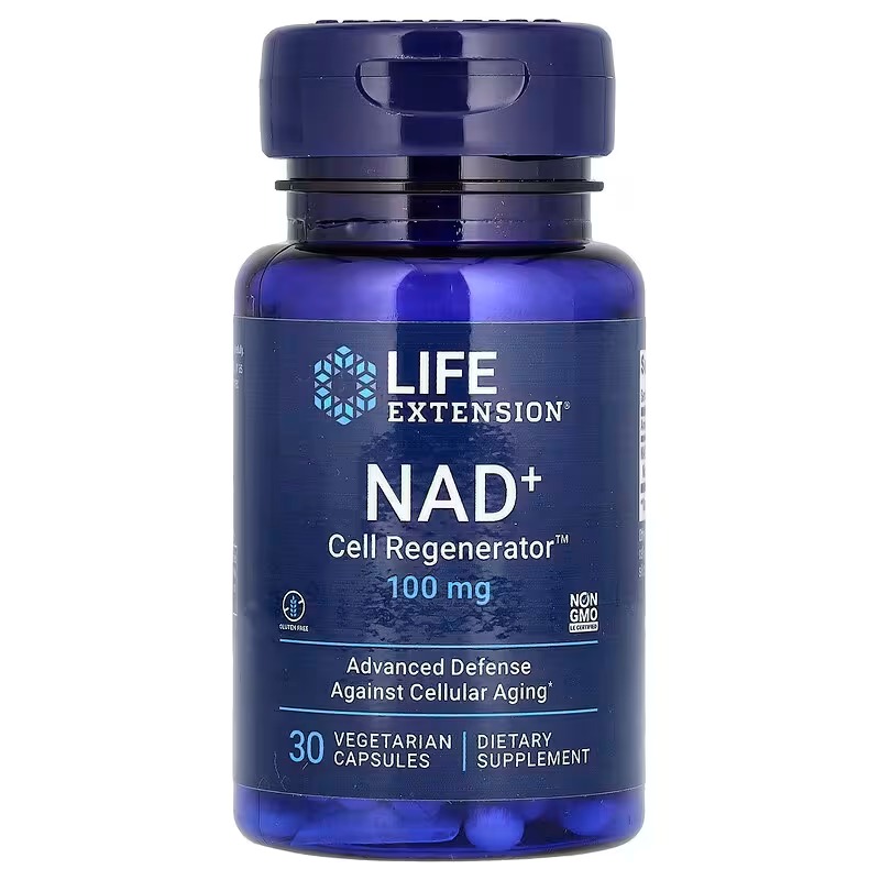 Нікотинамід рибозид, NAD+ Cell Regenerator, Life Extension, 100 мг, 30 вегетаріанських капсул