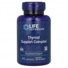Підтримка щитовидної залози: тироїд потрійної дії, Thyroid Support Complex, Life Extension, 60 капсул