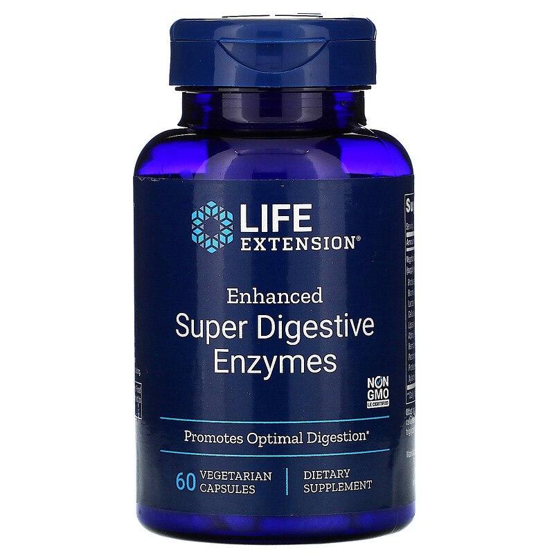Ензими (ферменти для травлення), Digestive Enzymes, Life Extension, 60 кап.