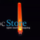 Светодиодный LED браслет на руку AY-062 для бега спорта USB аккумуляторный Orange