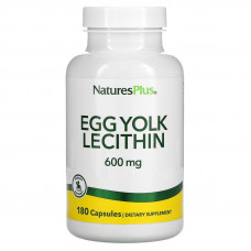 Лецитин яєчний, Egg Yolk Lecithin, Nature's Plus, 300 мг, 180 капсул