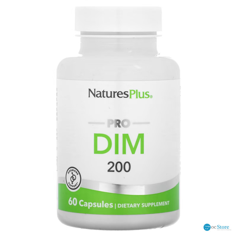 Дііндолілметан, для жінок, Pro Dim 200, NaturesPlus, 60 капсул