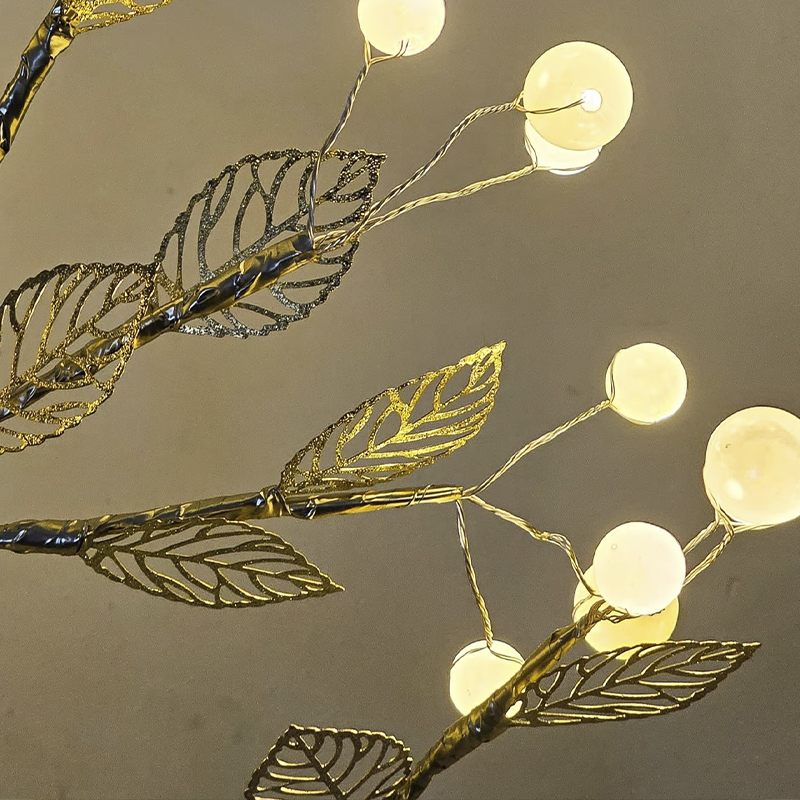 Светильник-ночник Y-2122 настольное Led жемчужное дерево с лепестками USB светодиодный сенсорный 36 LED