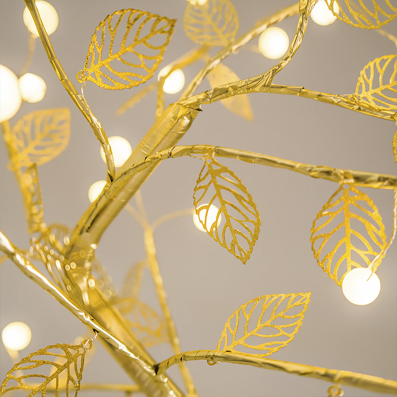 Светильник-ночник Y-2122 настольное Led жемчужное дерево с лепестками USB светодиодный сенсорный 36 LED