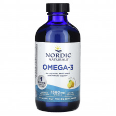 Риб'ячий жир (лимон), Omega-3, Nordic Naturals, 237 мл.