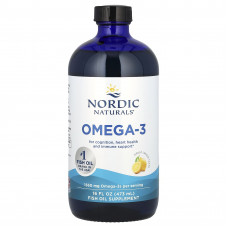 Омега-3, Omega-3, Nordic Naturals, смак лимону, 1560мг, 473мл.