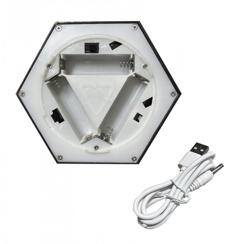 Декоративный фонарь новогодний 2024 12*12*24 см рождественское украшения для дома подвесной с подсветкой Дед Мороз