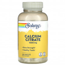 Цитрат кальцію, Calcium Citrate, Solaray, 240 рослинних капсул (250 мг у капсулі)