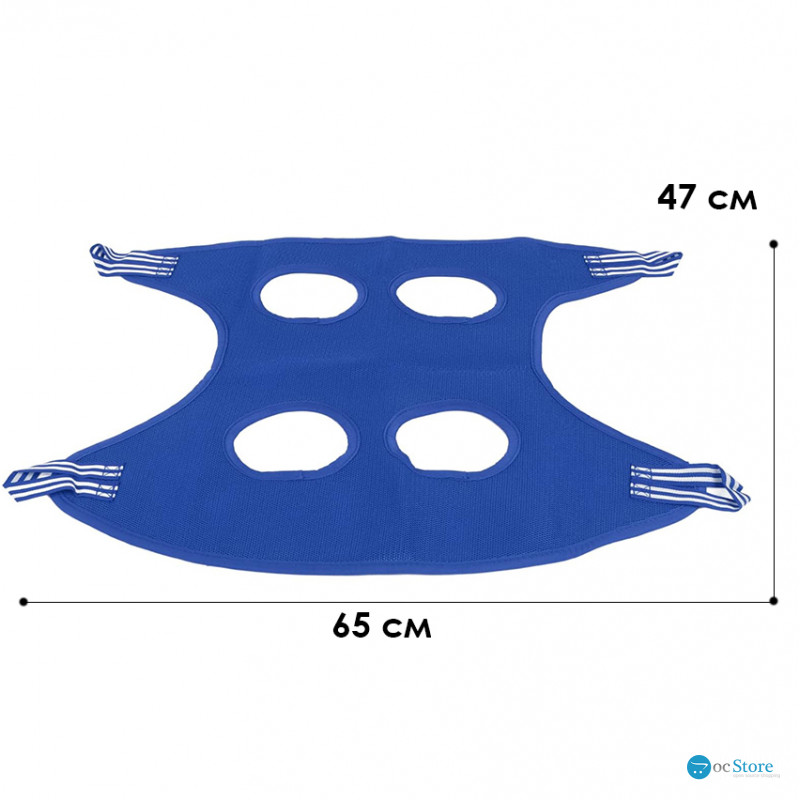 Гамак DT641 для груминга кошек и собак M Blue