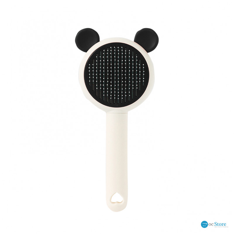Расческа для шерсти животных DT-1152  Black + White