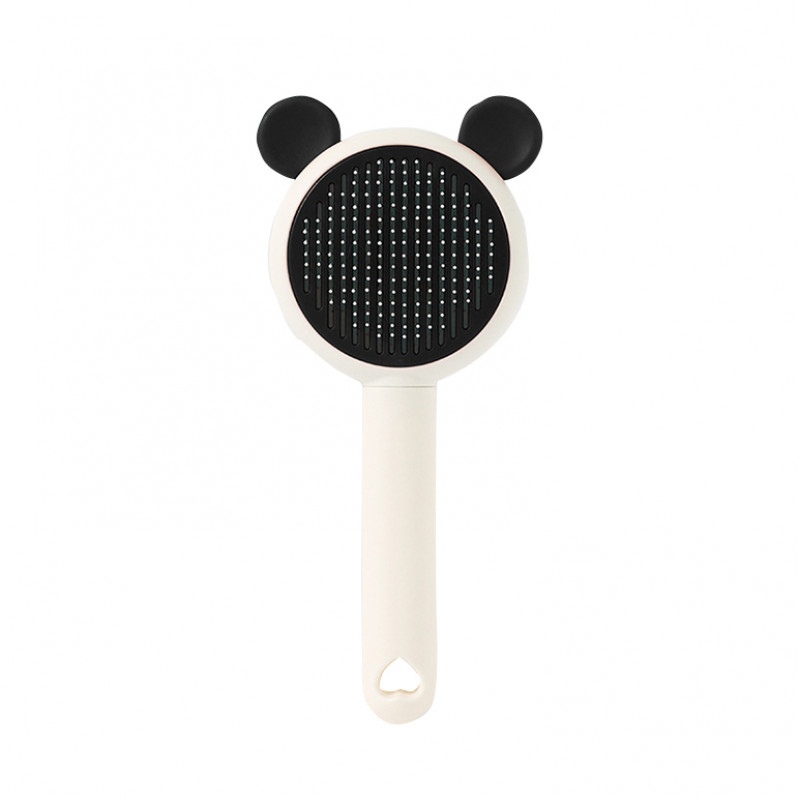 Расческа для шерсти животных DT-1152  Black + White