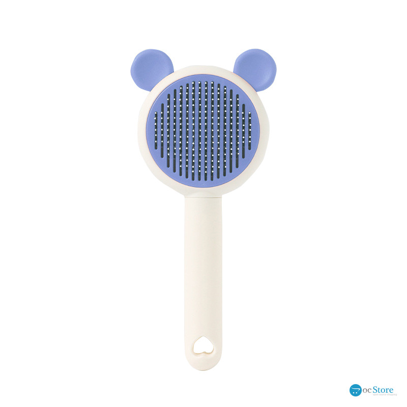 Расческа для шерсти животных DT-1152  Blue + White