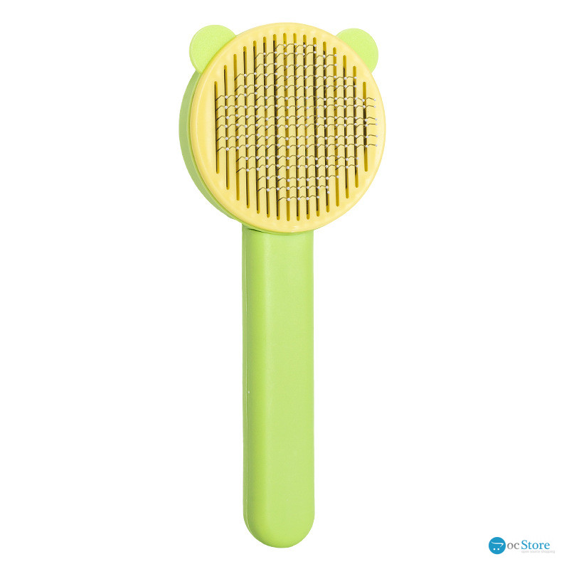 Расческа для шерсти животных Taotaopets 07A3304 Green + Yellow