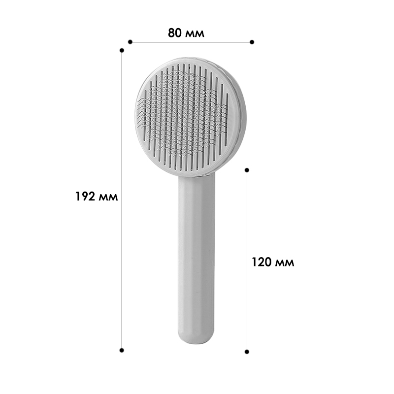 Расческа для шерсти животных Taotaopets 091118 Gray