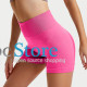 Шорты женские 1802# бесшовные для фитнеса пуш ап push up Розовый электрик S