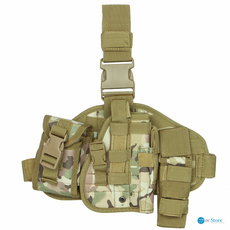 Кобура тактическая набедренная универсальная AOKALI Outdoor B38 Camouflage CP
