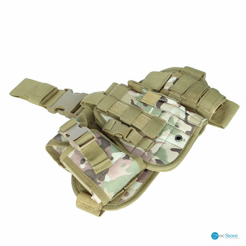Кобура тактическая набедренная универсальная AOKALI Outdoor B38 Camouflage CP
