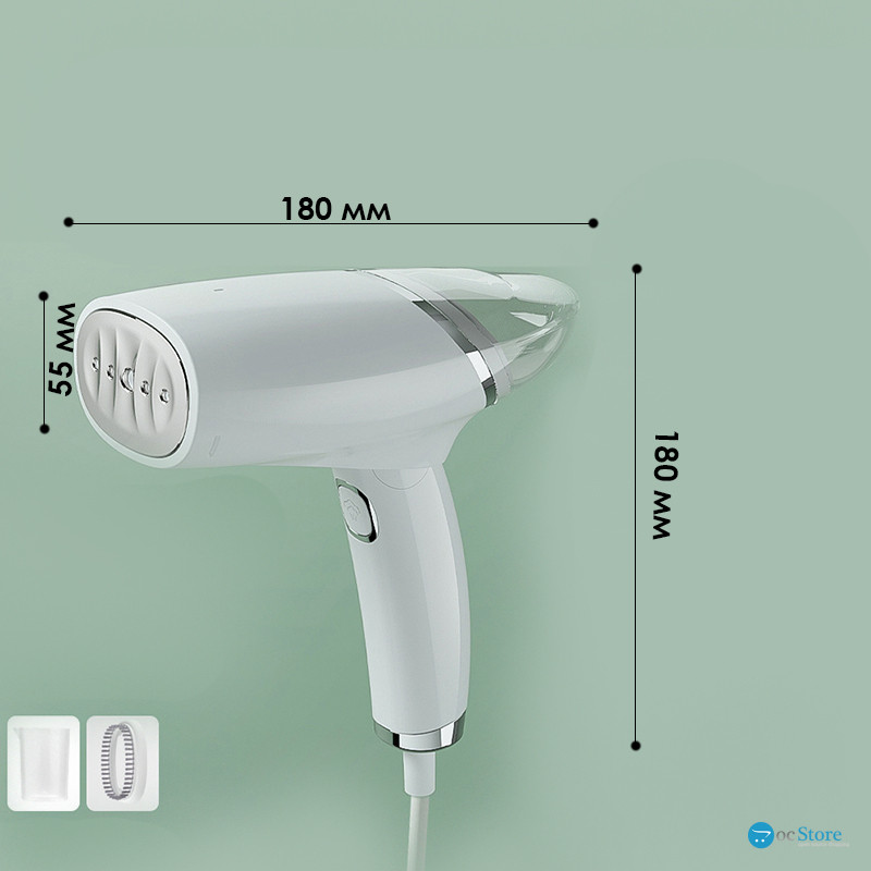 Отпариватель для одежды ручной утюг ZG-MT05 1000W White