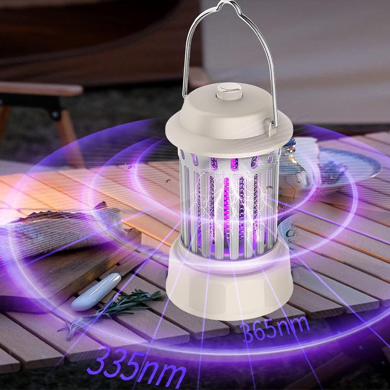 Лампа ловушка электрическая для насекомых Electric Shock Mosquito Killing Lamp WD-010 White