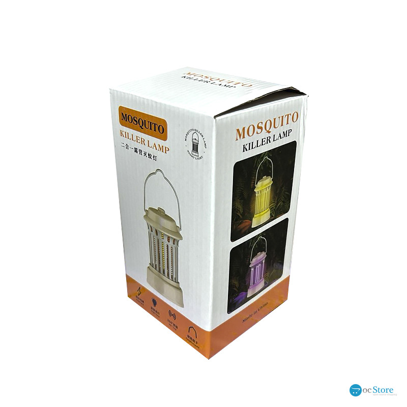 Лампа ловушка электрическая для насекомых Electric Shock Mosquito Killing Lamp WD-010 White