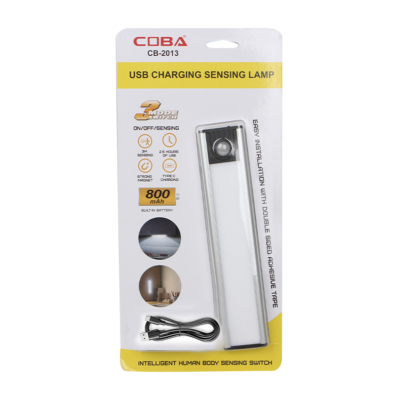 Светодиодная лампа светильник COBA BL-CB2013 подвесная магнитная беспроводная Type-C аккумуляторная пластиковая