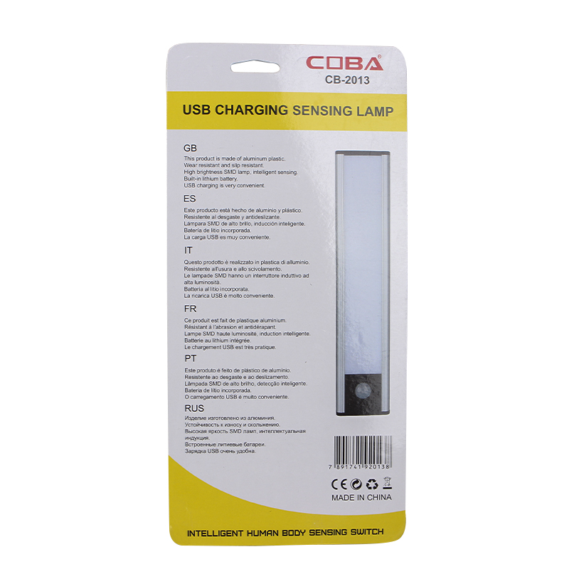 Светодиодная лампа светильник COBA BL-CB2013 подвесная магнитная беспроводная Type-C аккумуляторная пластиковая