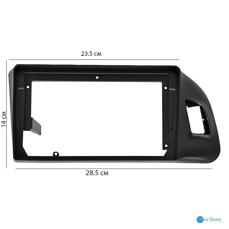 Переходная рамка Audi Q5 2009-2018 (AU 020N) 9" Black