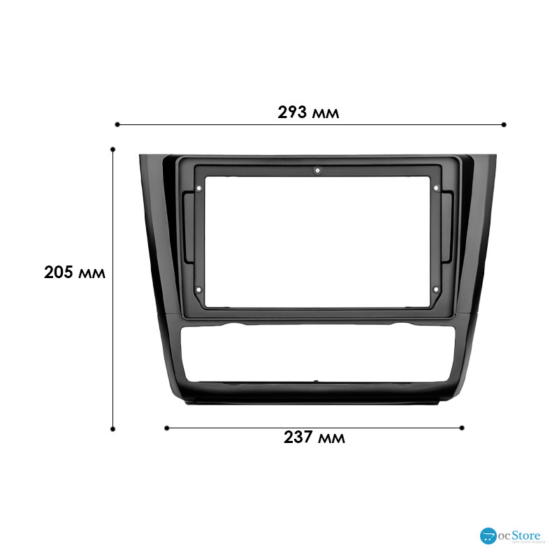 Переходная рамка BMW 1 Series E88 E82 E81 E87 2007-2011 AC (7106) 9"