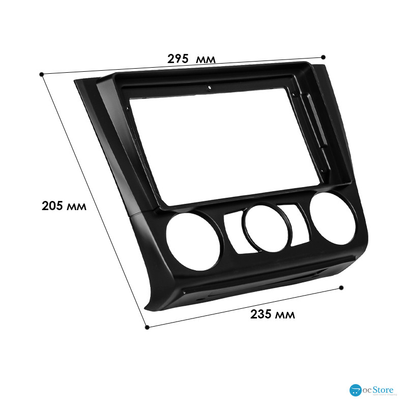 Переходная рамка BMW 1 Series E88 E82 E81 E87 2007-2011 MC (7106) 9"