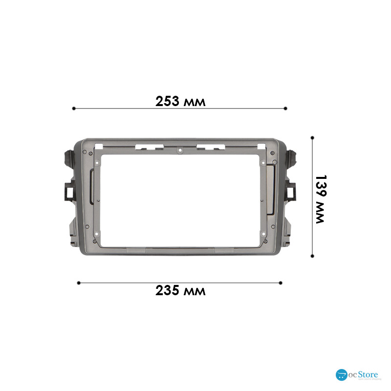 Переходная рамка BYD G3 2009-2014 (7253) 9"