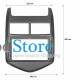 Переходная рамка Chevrolet Aveo 2011-2018 Sonic 2011-2018 Holden Barina 2011-2018 (3727) 9" Gray
