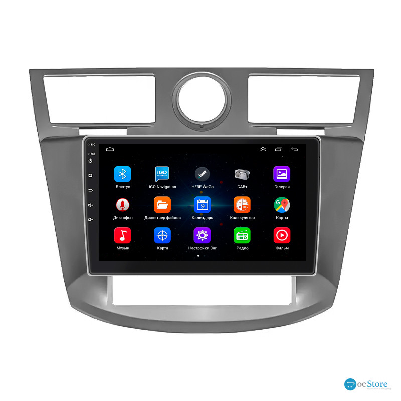 Штатная магнитола Lesko для Chrysler Sebring III 2006-2010 экран 9" 1/16Gb Wi-Fi GPS Base