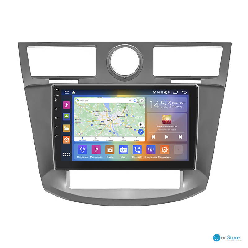 Штатная магнитола Lesko для Chrysler Sebring III 2006-2010 экран 9" 4/64Gb CarPlay 4G Wi-Fi GPS Prime