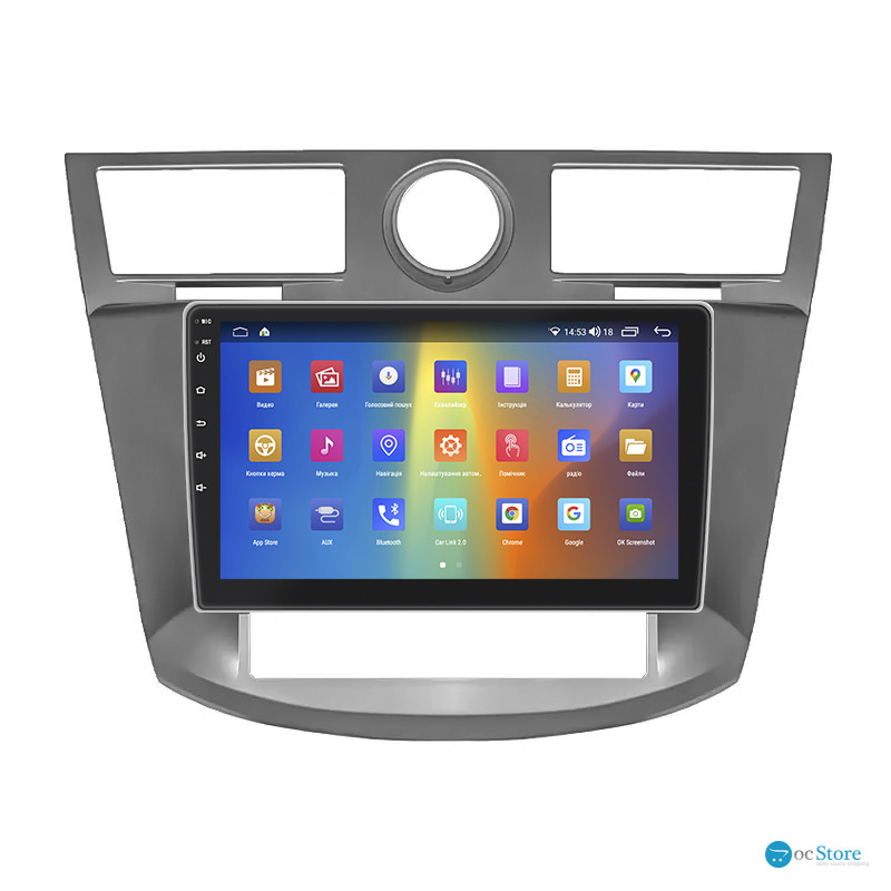 Штатная магнитола Lesko для Chrysler Sebring III 2006-2010 экран 9" 4/64Gb CarPlay 4G Wi-Fi GPS Prime